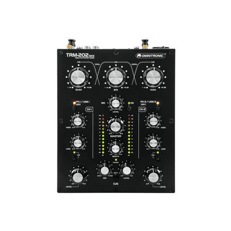Omnitronic TRM-202MK3 2-Channel Rotary DJ Mixer (B-STOCK) image 1