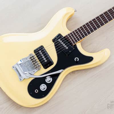 1970s Mosrite Ventures Model “Avenger” Vintage Electric Guitar White w/ Moseley Vibrato, Firstman Japan image 1