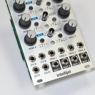 Intellijel Quadrax Quad Function Generator Eurorack Synth Module 2020 - Present - White image 2