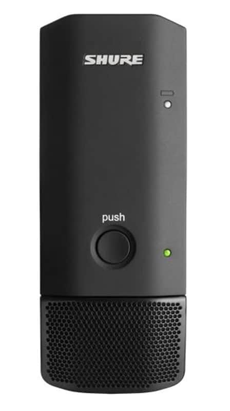 Shure MXW6/O Wireless Boundary Omnidirectional Transmitter (Band Z10) 2022 - Present - Black image 1