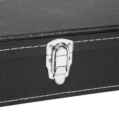 Glarry High-End Fine-Grain PU Leather Hard Case for 335 Style Semi-Hollow & Hollowbody Electric Guitar 2020s - Black image 14