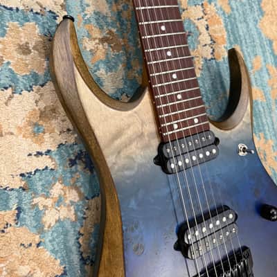 Ibanez RGD7521PB-DSF Standard 2021 - Present - Deep Seafloor Fade Flat image 14