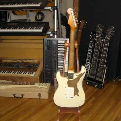 Fender 1961 Stratocaster Heavy Relic 2013 Masterbuilt (John Cruz) - Olympic White image 6