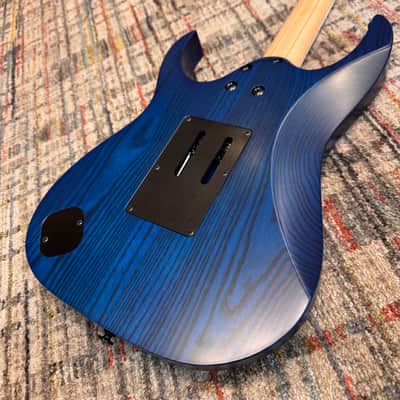 Ibanez RG653DX-TDF Prestige 2026 - Present - Transparent Deep Blue Flat image 10