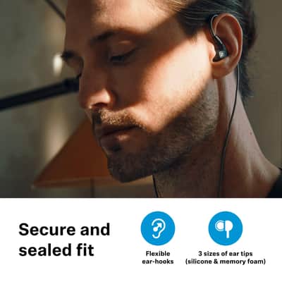 Sennheiser IE 300 Audiophile In-Ear Headphones, Sound Isolating with XWB Transducers, Balanced Sound, Detachable Cable, Flexible Ear Hooks, 2-Year Warranty, Black image 6