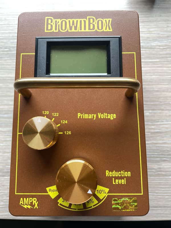 AmpRx BrownBox Tube Amplifier Input Voltage Attenuator 2010s - Brown image 1