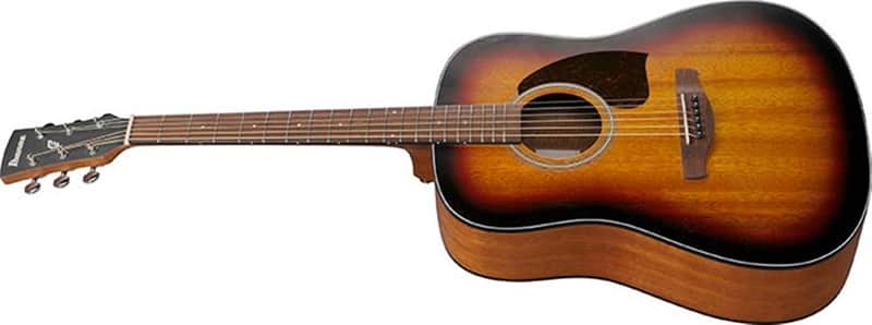 Ibanez PF54 Dreadnought Acoustic, Open Pore Vintage Sunburst Top image 1