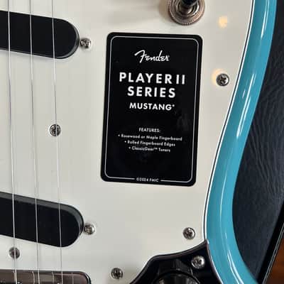 Fender Player II Mustang 2024 - RW Aquatone Blue /7lbs. 4.2oz. #MX24056304 image 6