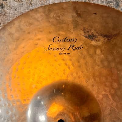 Zildjian K Custom STEVE GADD SESSION 18” Ride DISCONTINUED 2150 g Dark Dry! Great STICK image 3