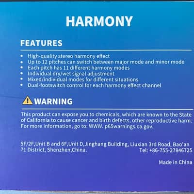 Mooer Harmony X2 2024 - blue image 8
