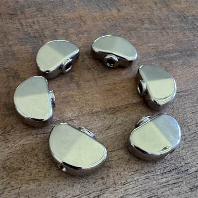 Grover Rotomatic 3x3 Tuner Buttons - Chrome image 1