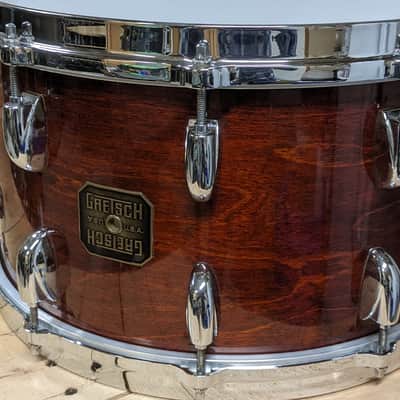 Gretsch USA Custom Snare Square Badge 1980s image 3