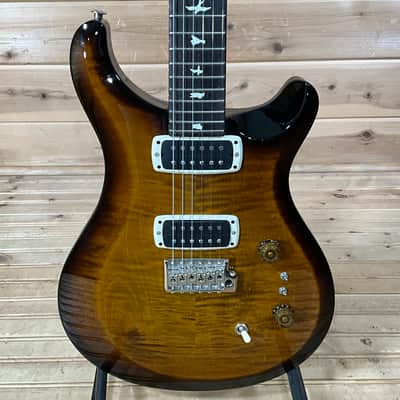 PRS S2 Custom 24-08 Electric Guitar - Black Amber image 1