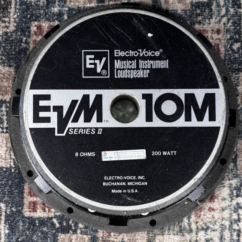 1990s Electro Voice EV 10M Rare Vintage 10” 8OHM 200W Speaker! image 1