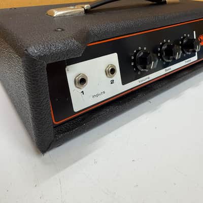 Unicord Univox Stage 65B 65-Watts Amp Head 1980's - Black image 2