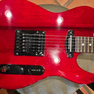 Warmoth Tele Custom 2020 - Red Transparent image 1