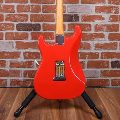 Fender Pre CBS Slab Board Stratocaster Fiesta Red 1960 w/OHSC (Refin/Refret) image 7
