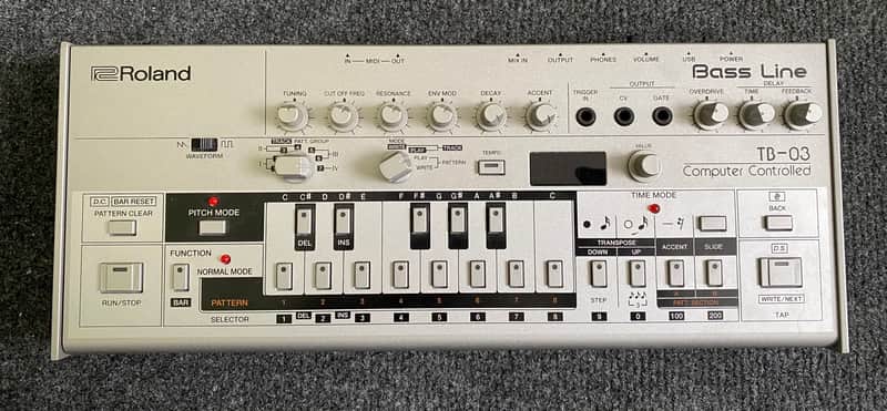 Roland TB-03 Boutique Series Synthesizer Module Bass Line Synthesizer image 1
