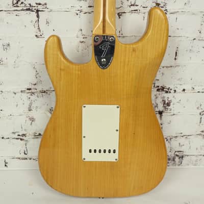 1977 Fender USA Stratocaster Natural Finish Electric Guitar W/ Hard Shell Case image 8