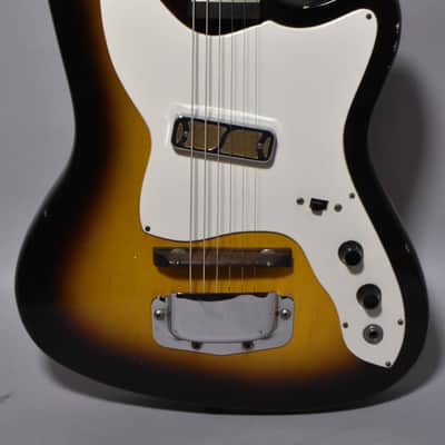 1966 Holiday (Harmony) H14 'Bobkat' Electric Guitar w/OSSC image 3