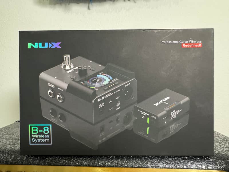 NuX B8 Wireless Instrument System 2024 - Present - Black image 1