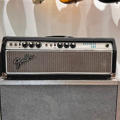 Fender Bassman "Drip Edge" 2-Channel 50-Watt Guitar Amp Head 1968 - 1969 - Silverface image 2