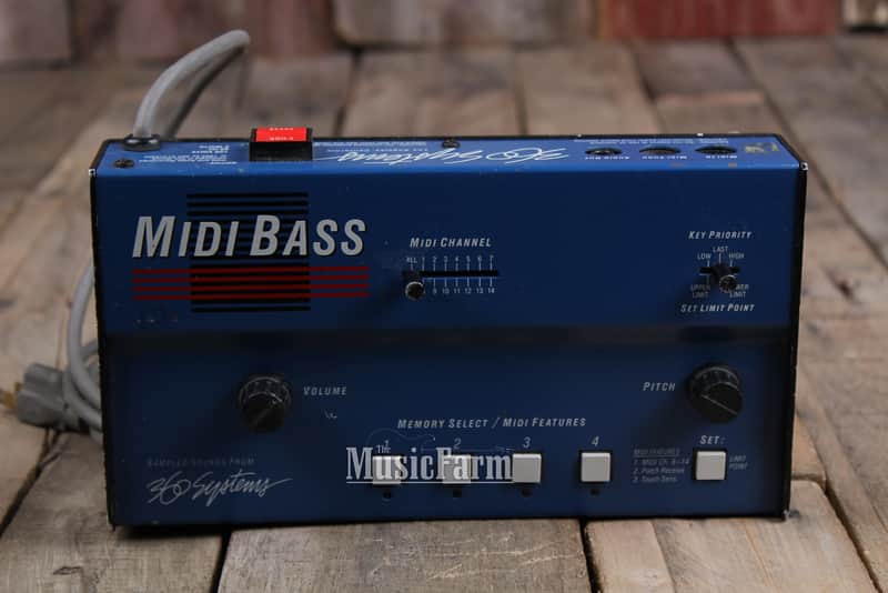 360 Systems Midi Bass Keyboard Guitar Synth Compact Sound Module Sound Sampler image 1