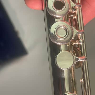 Gemeinhardt USA Pro 3SB solid silver B foot gizmo key JUST SERVICED image 4
