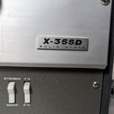 Akai X-355D -- Vintage (1966) Cross-Field 4-Track Reel to Reel Deck/Recorder image 21
