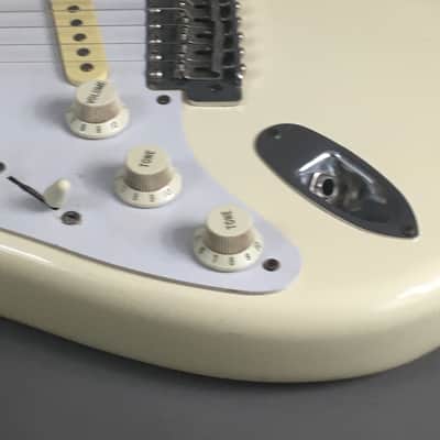 LEFTY! Vintage Fender ‘57 Reissue Strat ST-57LEX2 Custom Color Olympic White Blonde NOS Relic Stratocaster 7.1 lb HSC image 17