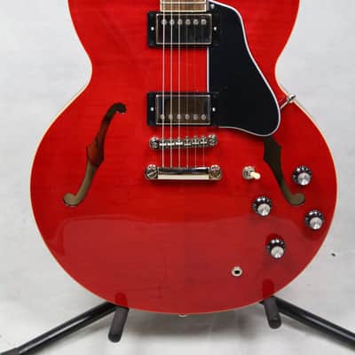 Epiphone LTD Indie Exclusive ES-335 Electric Guitar, Figured Cherry w/ Premium Gig Bag image 2