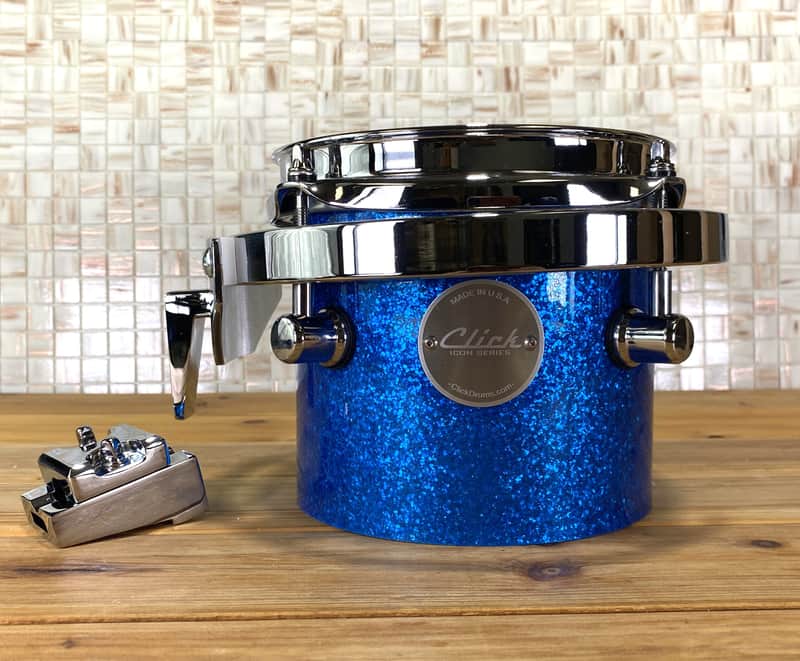 Click Icon 6ply Maple 5x6 Tom Tom Blue Sparkle image 1