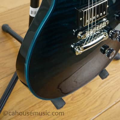Gibson Custom Shop Les Paul Axcess Custom Figured with Stopbar Tailpiece - Peacock Widow image 10