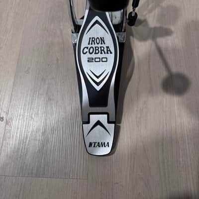 Tama HP200P Iron Cobra 200 Series Single Bass Drum Pedal 2010s - Black/Chrome image 1