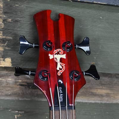 Epiphone Tobias Toby Pro-IV Bass  2004 Translucent Red image 6