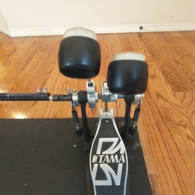 Tama Powerglide heavy duty double bass drum pedals with original two-sided beaters very clean! image 7