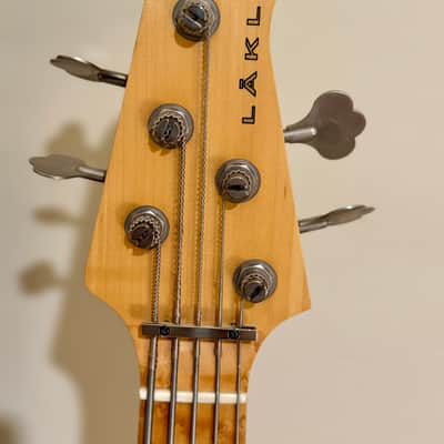 Lakland USA 55-94 Deluxe 5-String Bass – Quilted Maple – Birdseye Maple – Bartolini – G&G Case image 10