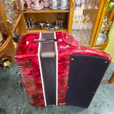 Orpheus 5 Row Chromatic Button Bayan Accordion B-System Kiev Ukraine 1990s 87 Buttons 120 Bass image 12