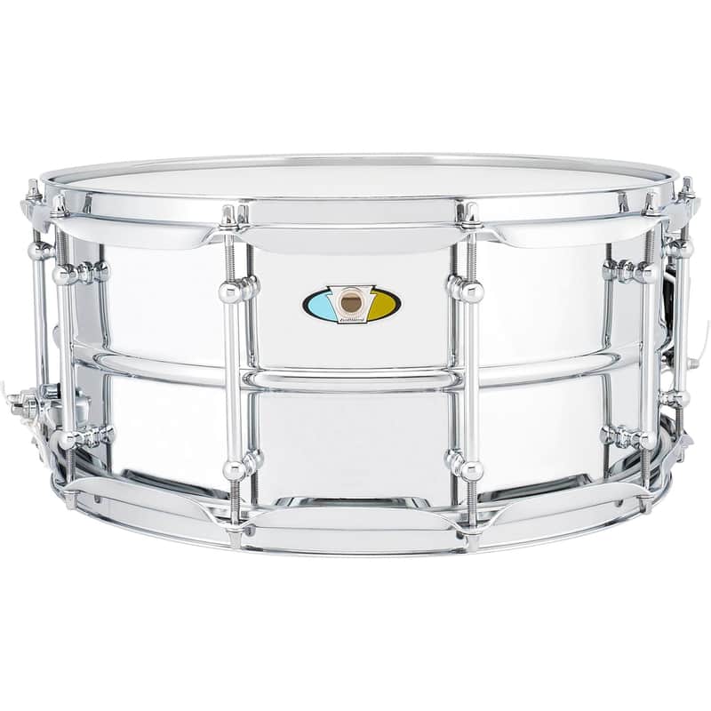 Ludwig Supralite Steel Snare Drum 6.5x14" image 1