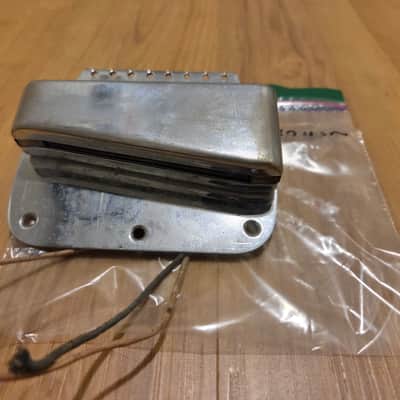 Vintage Early 1950's Fender Trapezoid String-Through 8 String Steel Guitar Pickup w/ Tailpiece! image 3