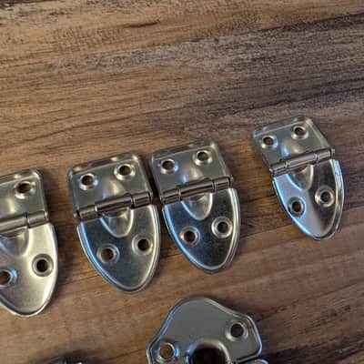 Unbranded Guitar Case Hinges And Latches Silver image 10