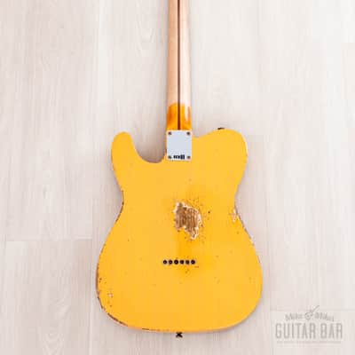2023 Fender Custom Shop 1952 Telecaster Streamlined U Heavy Relic Butterscotch Blonde w/ P-90, Case, CoA, Lightweight Ash image 3