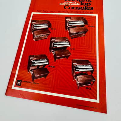 Hammond "Locking Top Consoles" Owner's Playing Guide 1970 image 2
