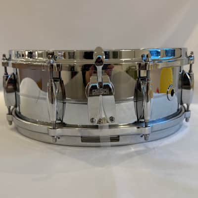 Like New! Gretsch G4160 USA Custom Chrome Over Brass 5x14" 8-Lug Snare Drum image 5