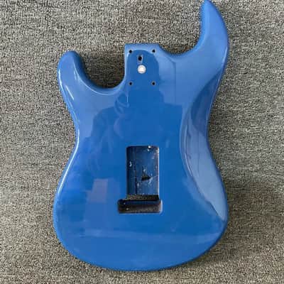 Metallic Blue Finish Stratocaster Strat Style Guitar Body image 6