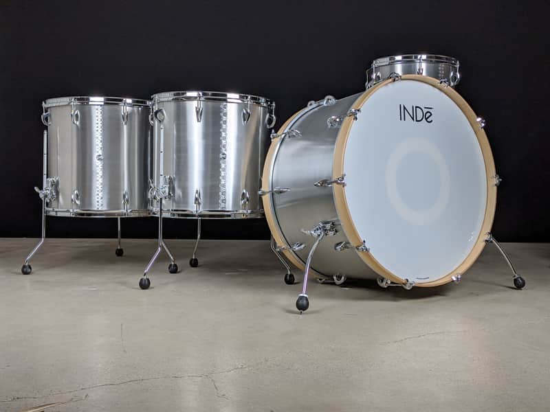 INDe Kalamazoo Series Aluminum 9x13 / 16x16 / 16x18 / 14x24" Drum Set image 1