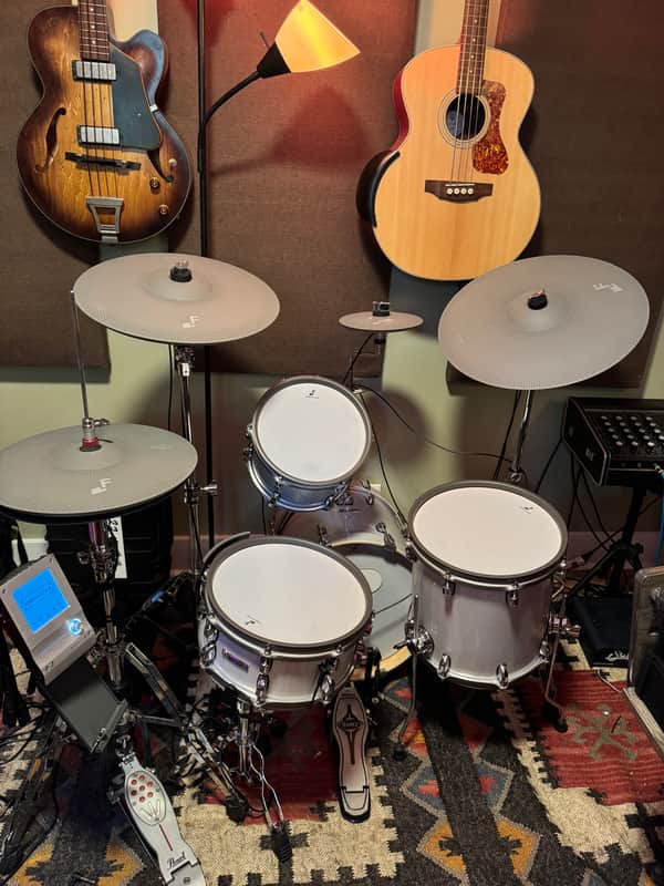 Efnote 5 Electronic Drum Set 2021 - Present - White Sparkle image 1