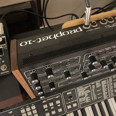 2025 Sequential Prophet-10 Desktop 10-Voice Polyphonic Synthesizer 2021 - Present - Black with Wood Sides image 6