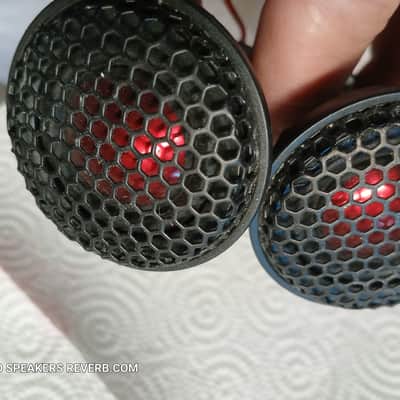 TWEETERS HUIGH OUTPUT CICADA MOTORCYCLE TWEETERS NEODYMIUM TITANIUM PAIR 4 OHM SHREDDERS! image 8