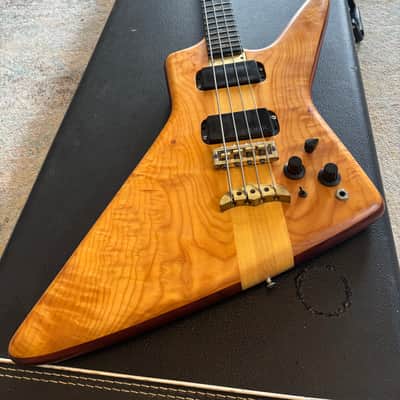Alembic Spoiler Exploiter 4 string Bass guitar 1984 - Maple w OHSC image 4
